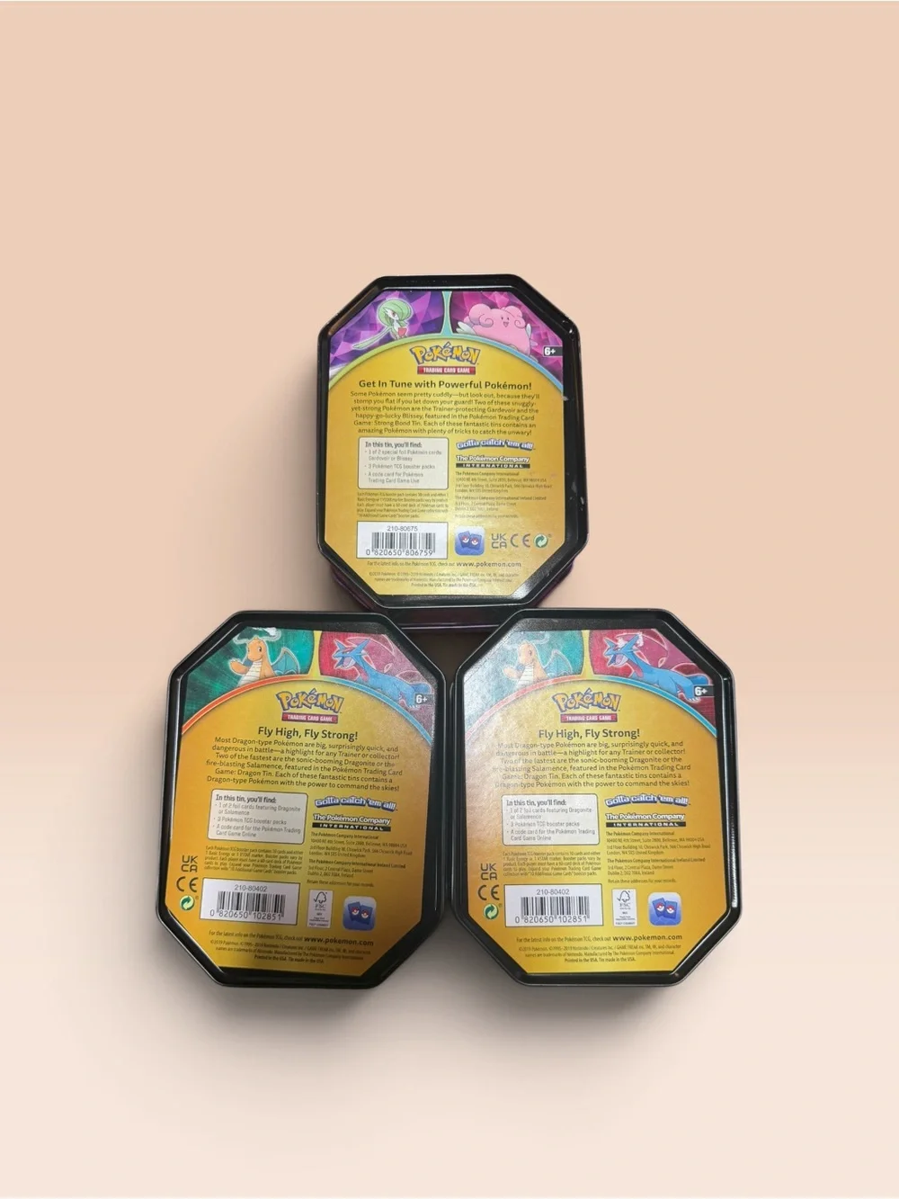 Pokémon tins